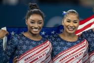 Simone Biles (l) and Jordan Chiles (R) at the Olympic Games Paris 2024 - Source: Getty